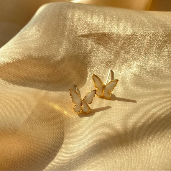 💙S925 💕Last one Sterling Silver Butterfly Earrings - Picture 2 of 11